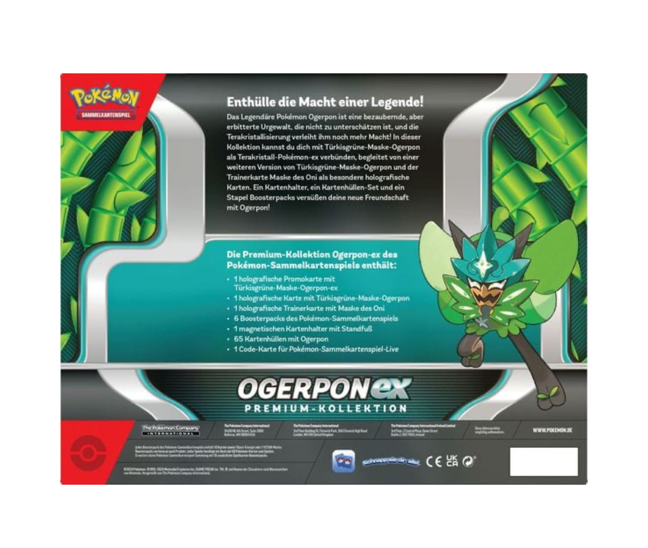 Sammelkarten Premium-Kollektion Ogerpon-ex (Deutsch)