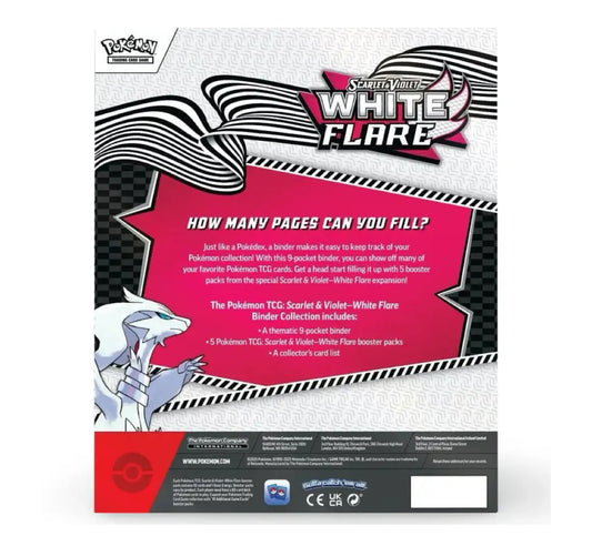 POKEMON – SCARLET & VIOLET SV10.5 WHITE FLARE ORDNER COLLECTION (ENGLISCH)