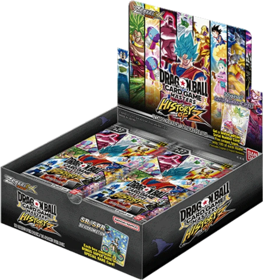 Super Card Game - Masters Zenkai Series Ex Set 10 B27 History of Z Booster Display