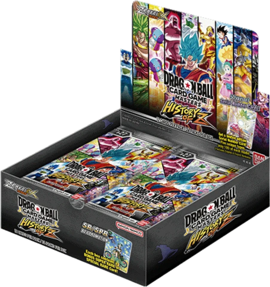 Super Card Game - Masters Zenkai Series Ex Set 10 B27 History of Z Booster Display