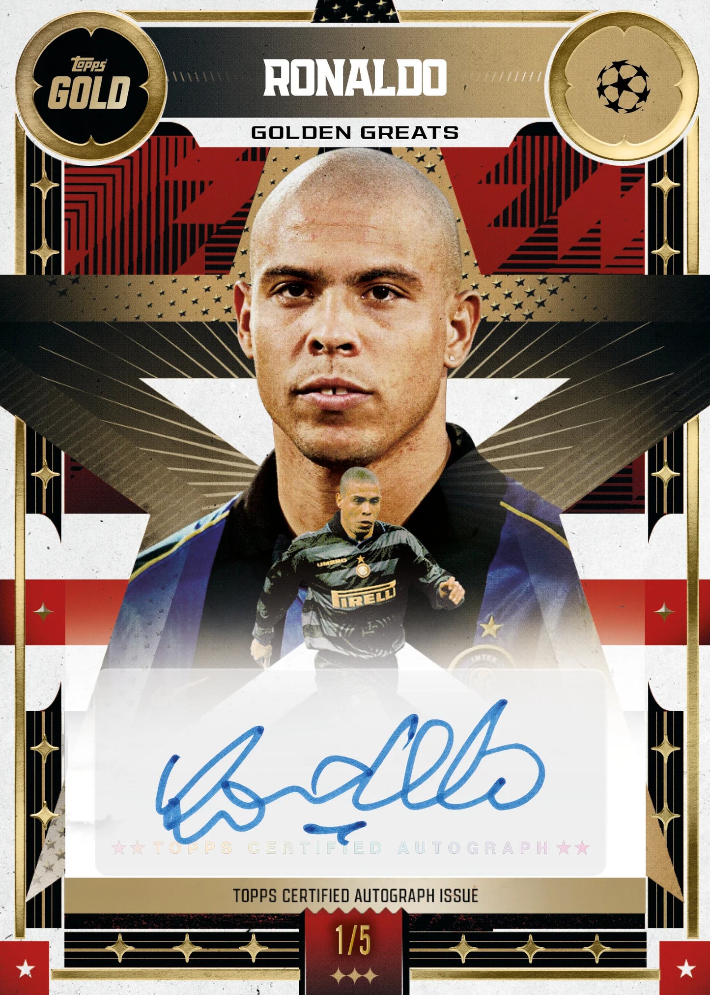 2025/26 Topps Gold UEFA Club Competitions Fußball Hobby Box
