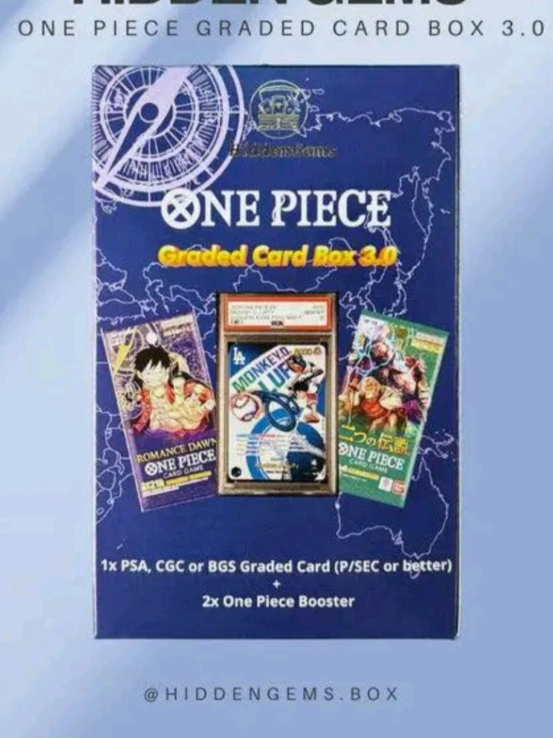 Hidden Gems - One Piece Graded Card Booster Box 3.0