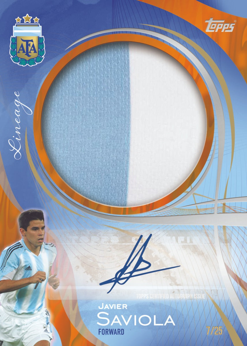 Topps Argentina Lineage Fußballteam-Setbox 2024/25