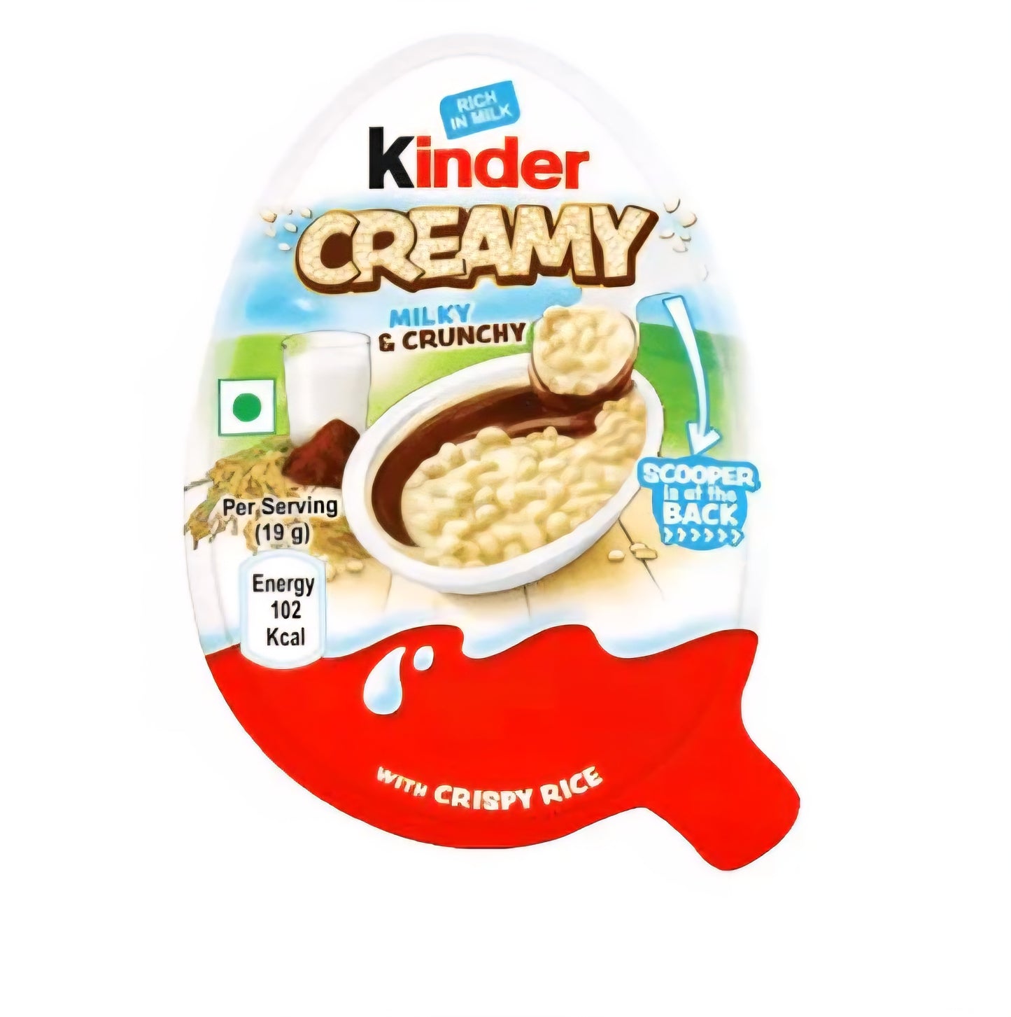 Kinder Creamy Milky & Crunchy 19g