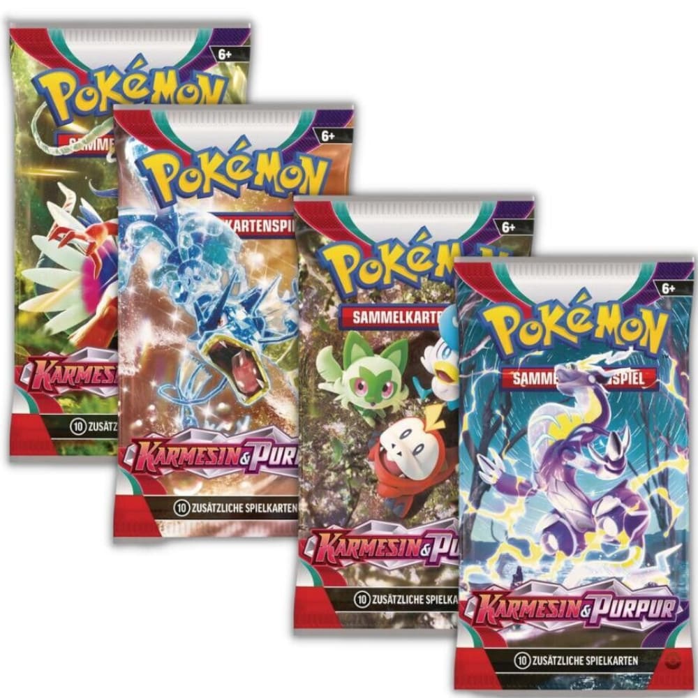 Pokemon Karmesin & Purpur Booster (DE)