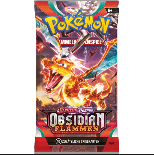Pokemon Karmesin & Purpur - Obsidianflammen Booster (DE)