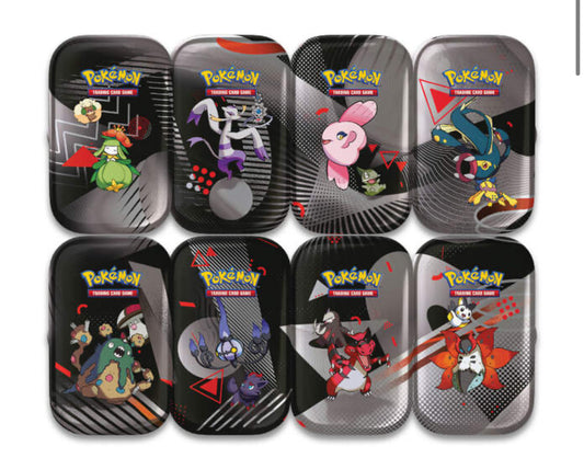 POKEMON – SCARLET & VIOLET SV10.5: BLACK BOLT & WHITE FLARE MINI-TIN (ENGLISCH)