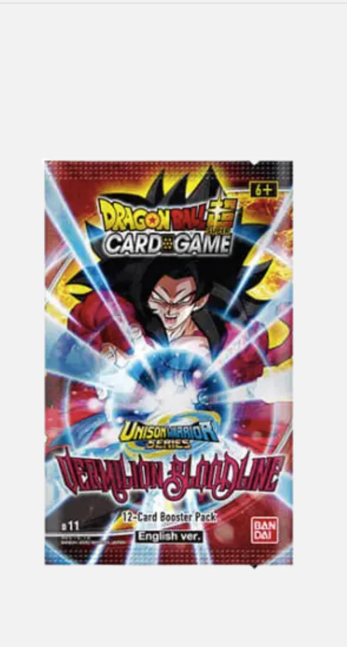 Dragonball Z Vermilion Bloodline bt11 - Booster Display Englisch