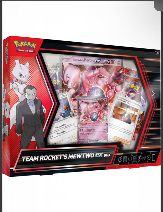 Pokémon TCG: Scarlet & Violet ex Box - Team Rocket’s Mewtwo (ENGLISCHE VERSION)