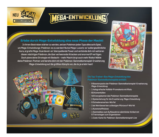 Pokémon ME01: Mega-Entwicklung Top-Trainer-Box (Englisch)