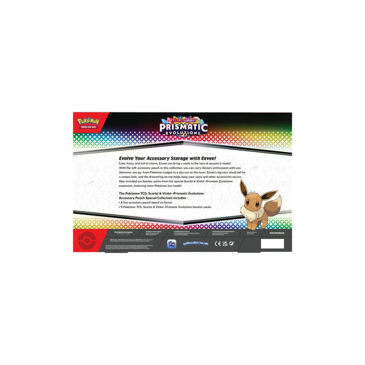 Pokemon Scarlet & Violet – Prismatic Evolutions Zubehörbeutel, Sonderkollektion (Englisch)