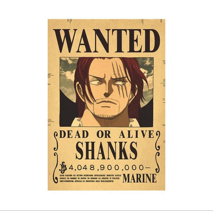 One Piece - Steckbrief Poster