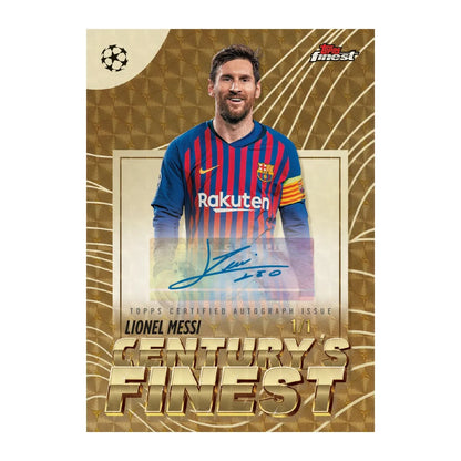 Topps Finest UEFA Club Competitions 2025/26 Hobby Box & Booster