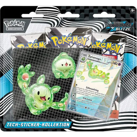 Pokemon Tech-Sticker-Kollektion Karmesin & Purpur - Schwarze Blitze