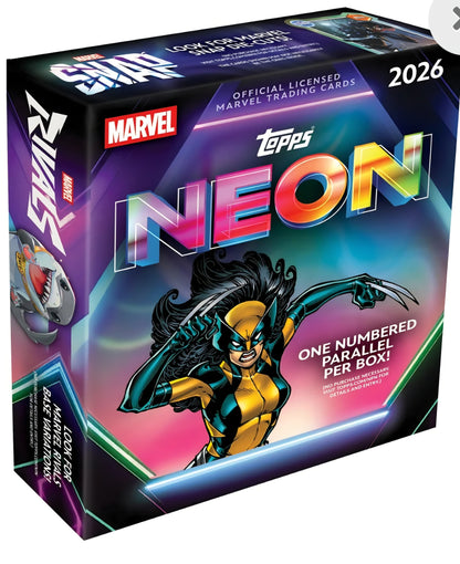 Topps 2026 Marvel Neon - Mega Box