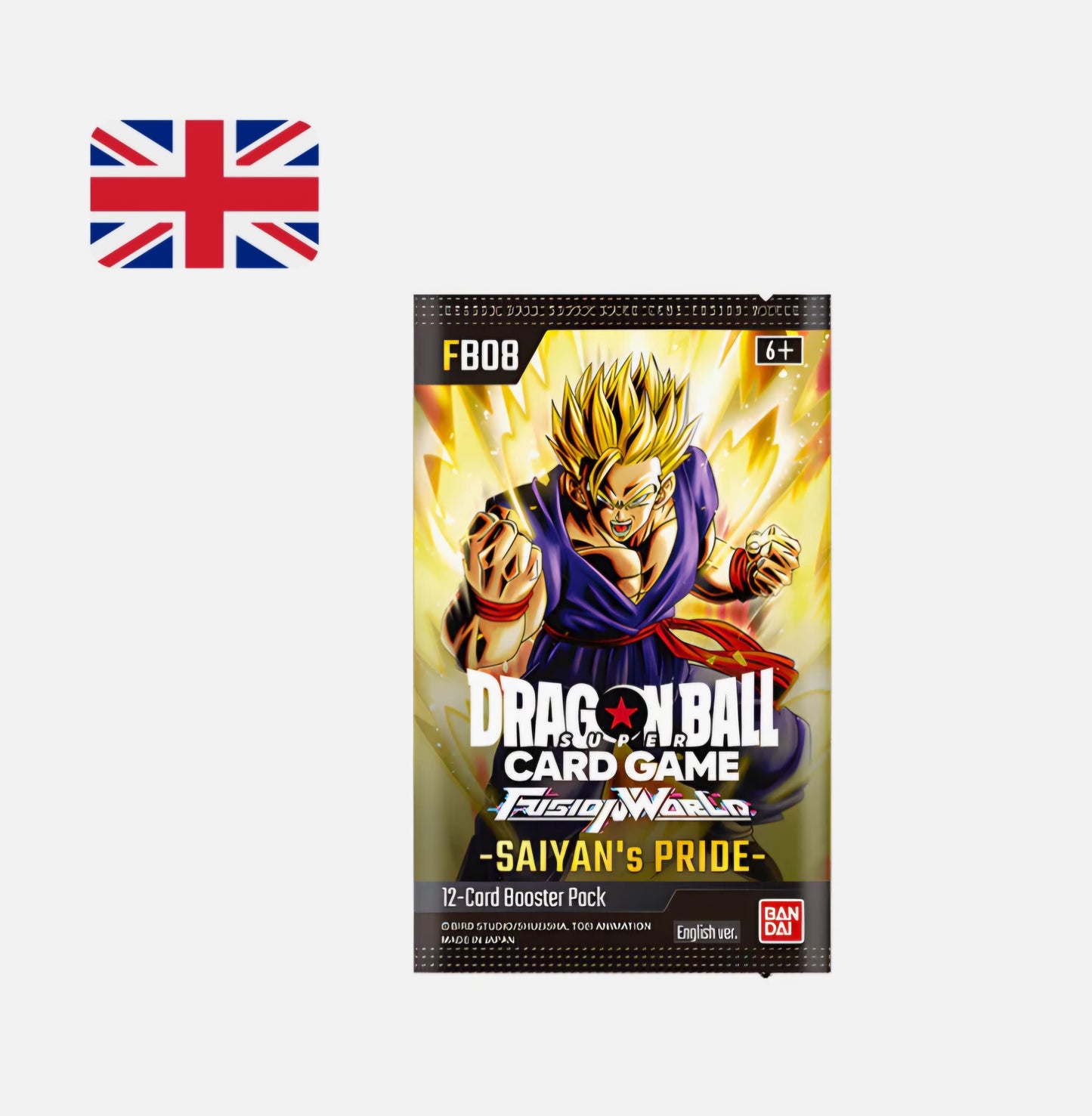 Dragon Ball Super Card Game - Fusion World - Saiyan's Pride Booster & Display [FB-08] - English