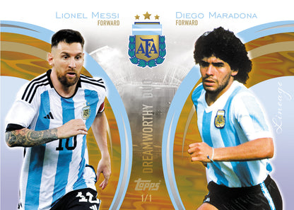 Topps Argentina Lineage Fußballteam-Setbox 2024/25