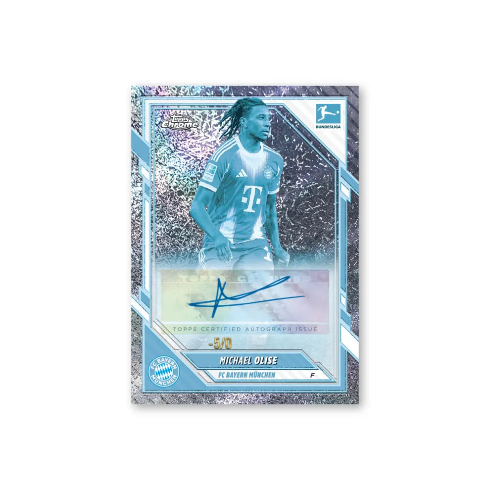 Topps 2025-26 Chrome Bundesliga Booster Display