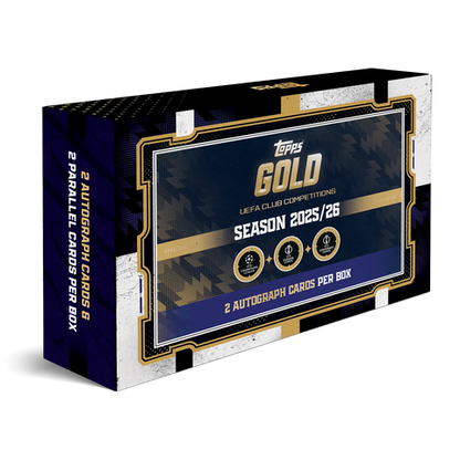2025/26 Topps Gold UEFA Club Competitions Fußball Hobby Box