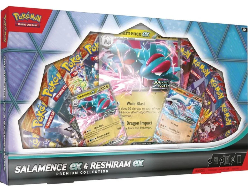 Pokemon Salamence EX &amp; Reshiram EX Premium Collection Englisch