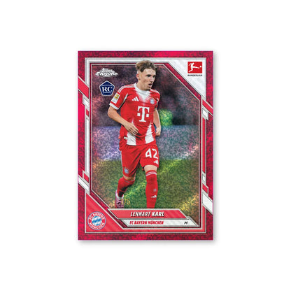 Topps 2025-26 Chrome Bundesliga Booster Display