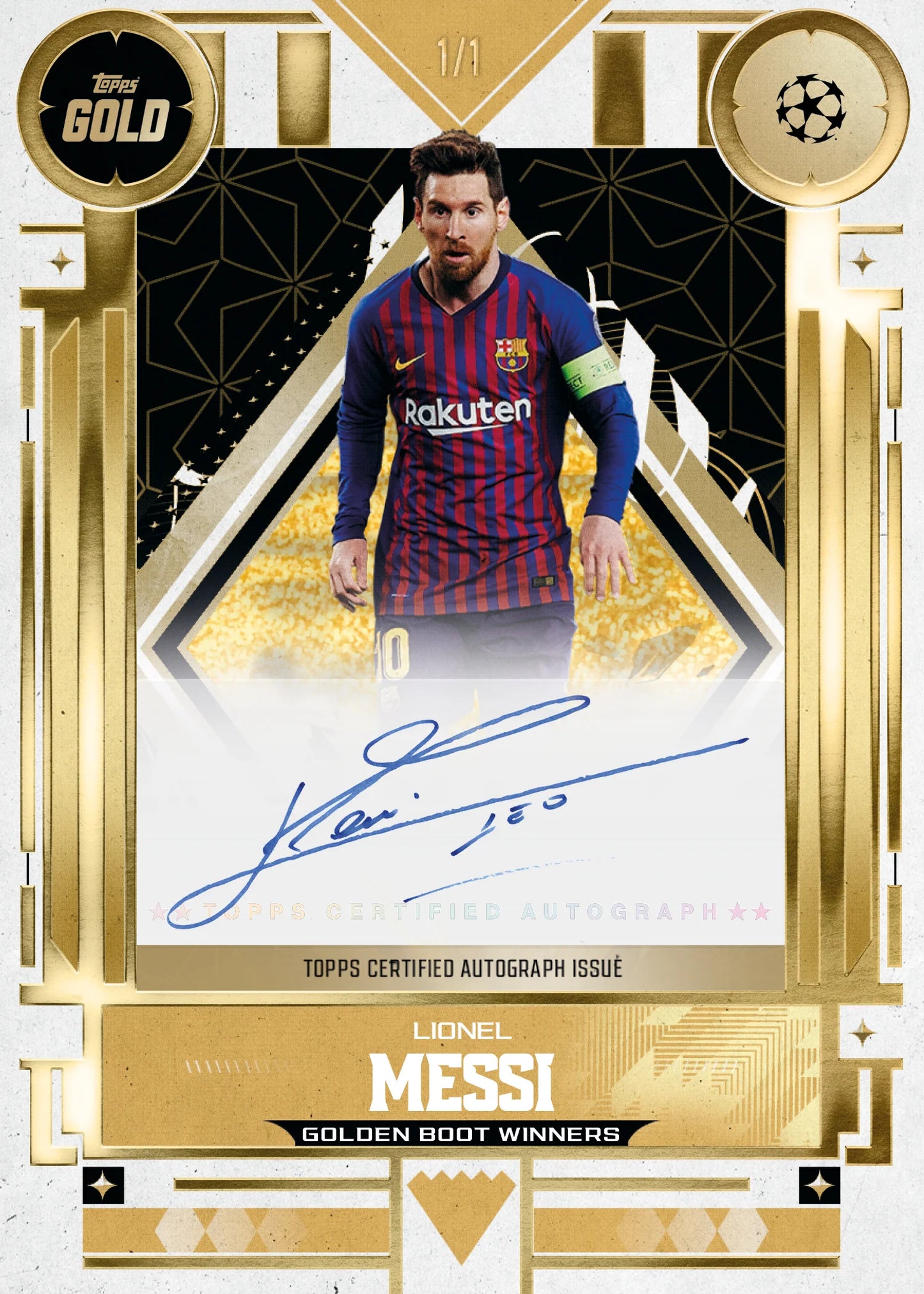 2025/26 Topps Gold UEFA Club Competitions Fußball Hobby Box