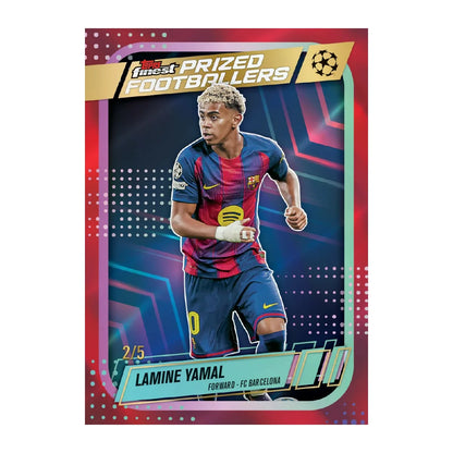 Topps Finest UEFA Club Competitions 2025/26 Hobby Box und Booster