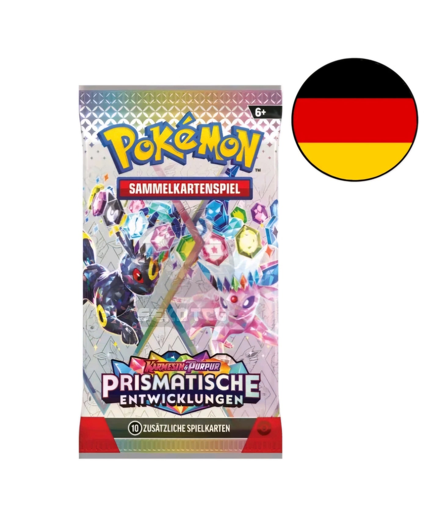 Karmesin & Purpur Prismatische Entwicklungen Booster (deutsch)
