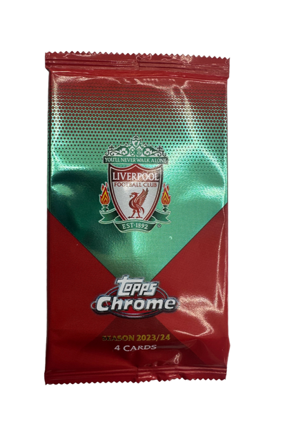 Topps FC Liverpool Chrome Hobby Box Booster 2023/24