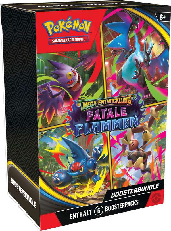 Pokemon Mega-Entwicklung Fatale Flammen Boosterbundle Englisch