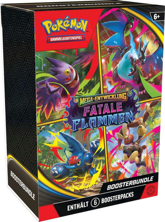 Pokemon Mega-Entwicklung Fatale Flammen Boosterbundle Englisch