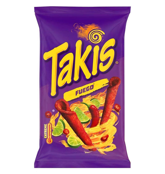 Takis Fuego 100 g – Feuriger Knabberspaß mit Chili & Limette!