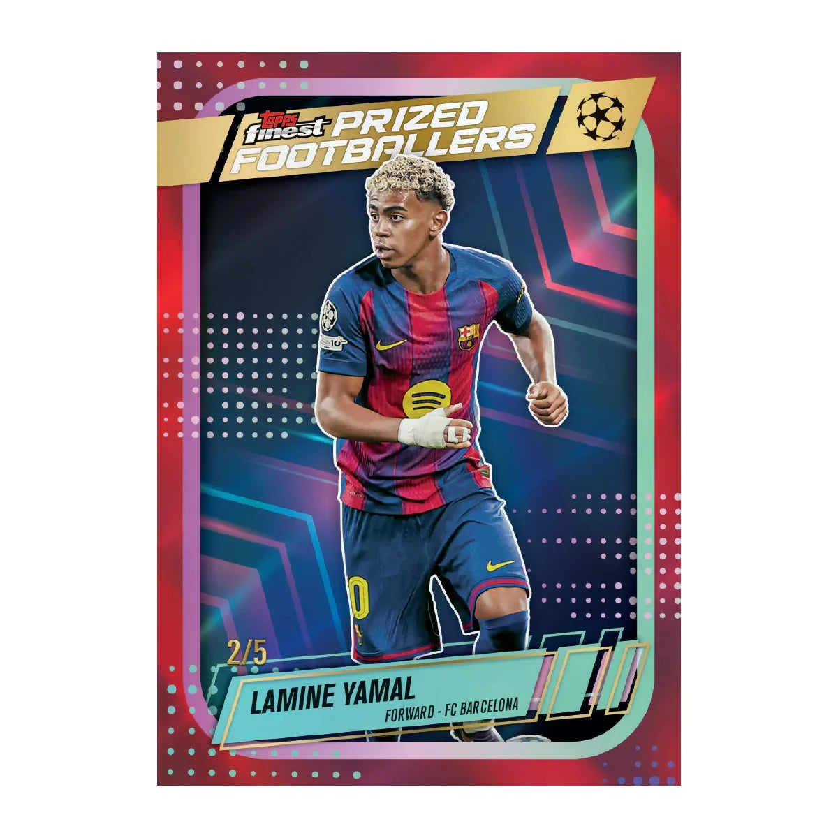 Topps Finest UEFA Club Competitions 2025/26 Hobby Box & Booster