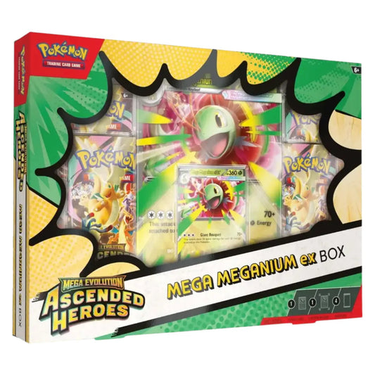 Pokemon Ascended Heroes Mega blau rot grün ex Box (EN) Auswahl zufällig