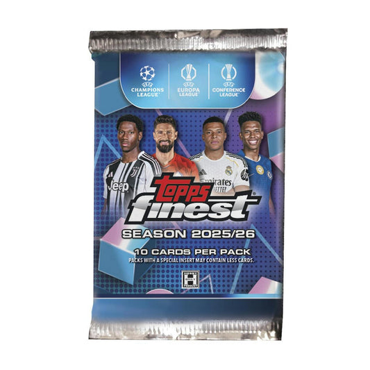 Topps Finest UEFA Club Competitions 2025/26 Hobby Box & Booster