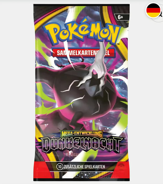 Pokemon - Dunkelnacht - Mega Evolution - ME05 – Booster – Deutsch
