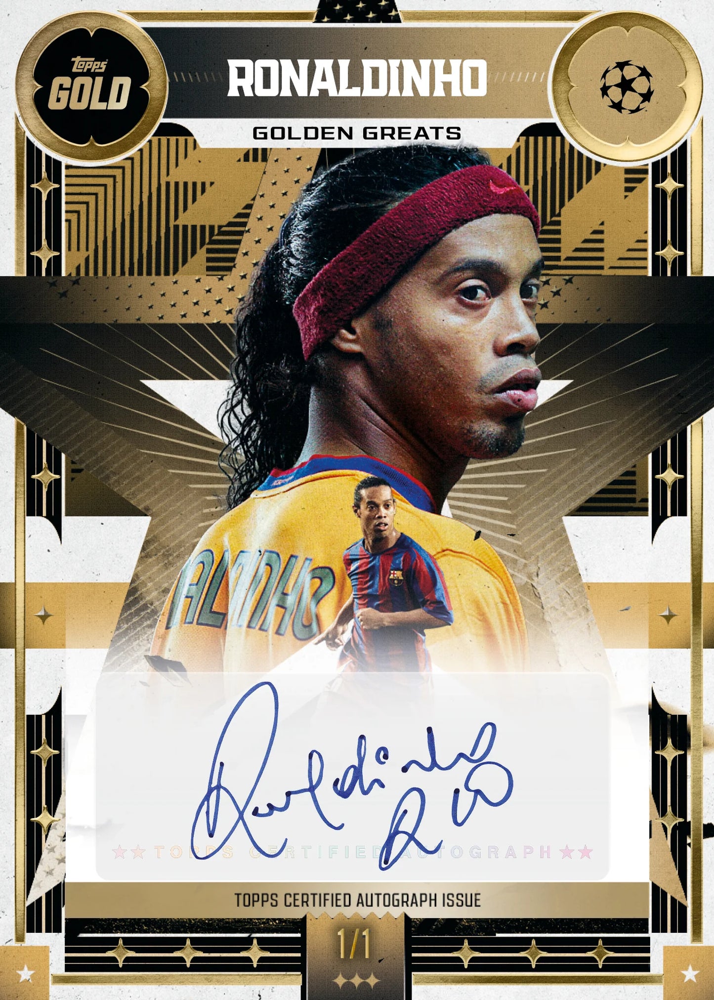 2025/26 Topps Gold UEFA Club Competitions Fußball Hobby Box