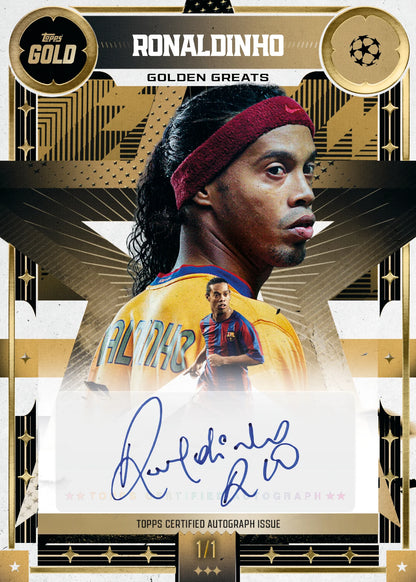2025/26 Topps Gold UEFA Club Competitions Fußball Hobby Box