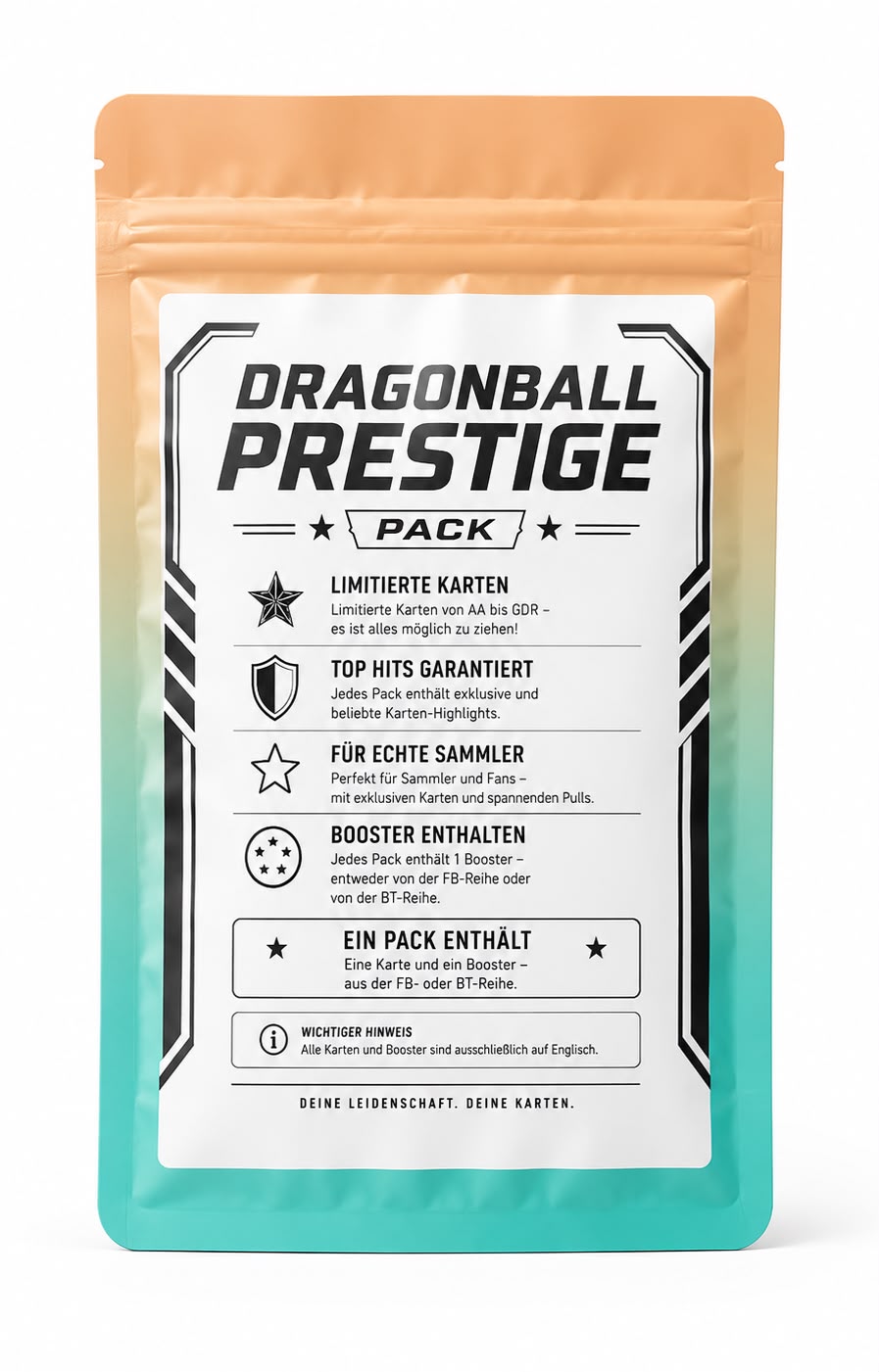 DRAGONBALL PRESTIGE
PACK