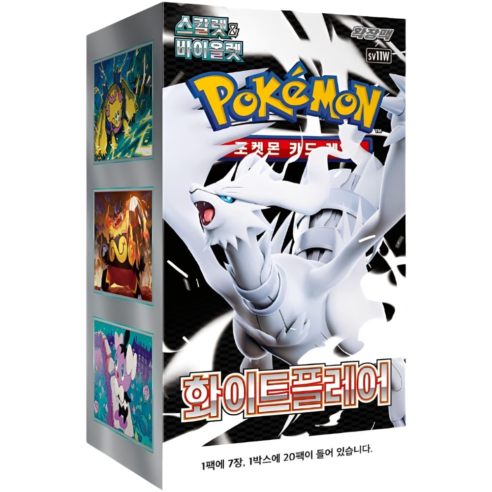 Pokemon White Flare Booster - Display Koreanisch